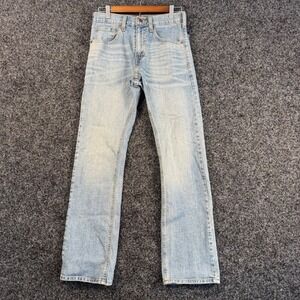 Levi Strauss Signature Bootcut Jeans Light Wash W29 L30 Denim Pants Mens